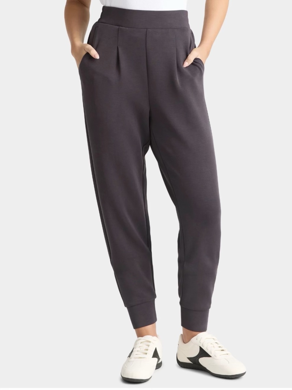 ScubaKnit Pleat Joggers with Pockets